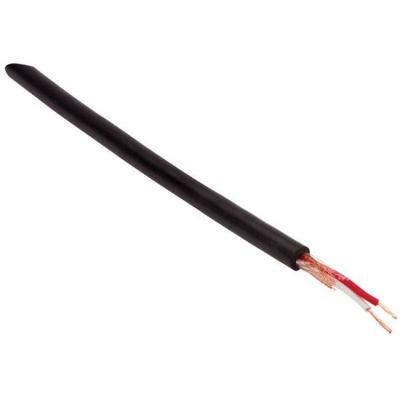 Cable tipo micrófono 305 m 22 AWG 50% malla de cobre sin estañar
