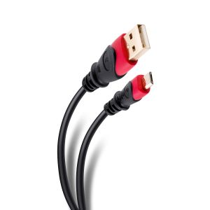 Cable Elite reforzado USB a micro USB, de 30 cm