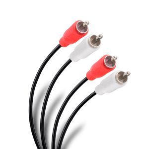 Cable de 2 plugs RCA a 2 plugs RCA, de 4,5 m