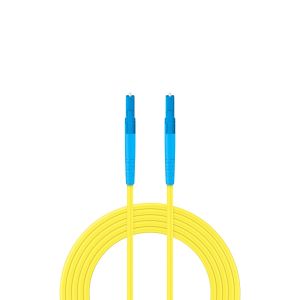 Jumper de FO simplex SM (OS2) cable tipo Riser de 2 mm, LC/UPC a LC/UPC de 5 m
