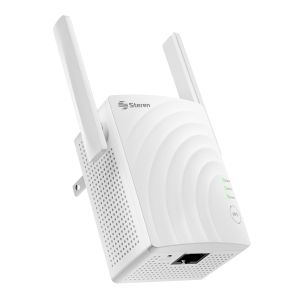 Repetidor Wi-Fi* de doble banda 2,4 GHz y 5 GHz (B/G/N/A/AC), hasta 40 m de cobertura