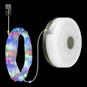 Serie LED multicolor enrollable, de 9,4 m