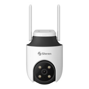 Cámara de seguridad Wi-F 6i* / Ethernet 8 Mpx robotizada con seguidor de movimiento para exterior, doble banda