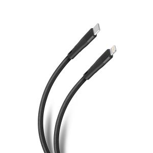 Cable USB C a Lightning magnético tipo cordón de 1 m 18 W