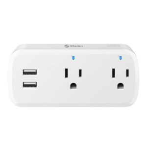Contacto Wi-Fi* doble con cargador USB Wi-Fi doble