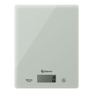 Báscula digital gramera, hasta 5 kg, rectangular